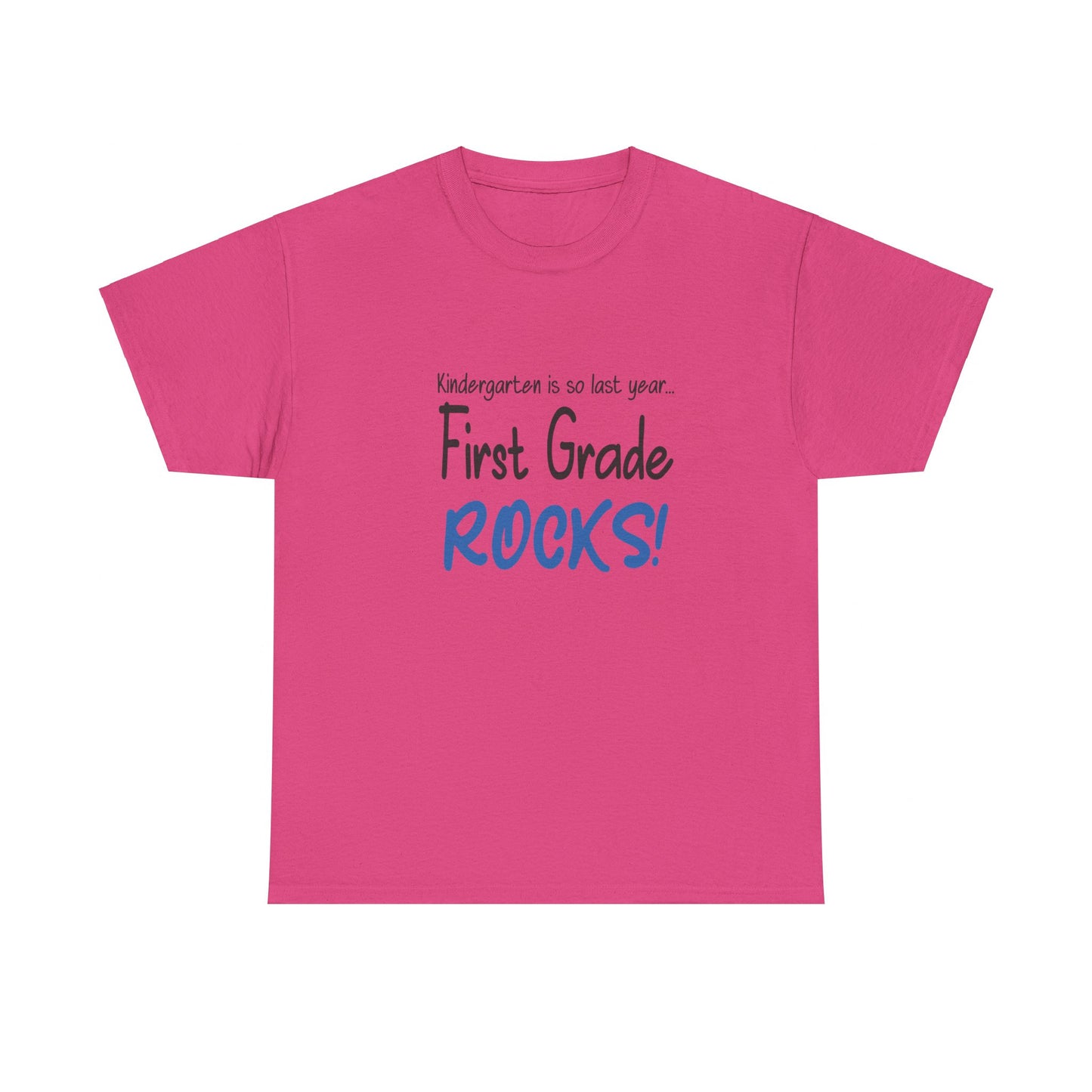 First Grade Rocks Cotton Tee