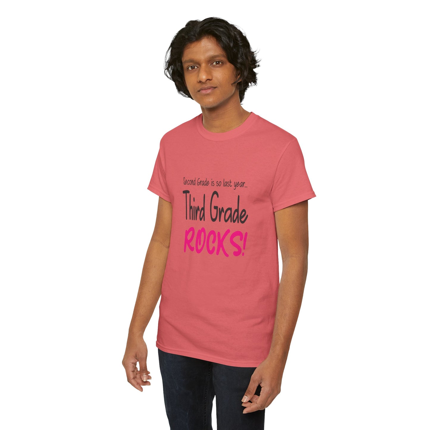 Third Grade Rocks Cotton Tee