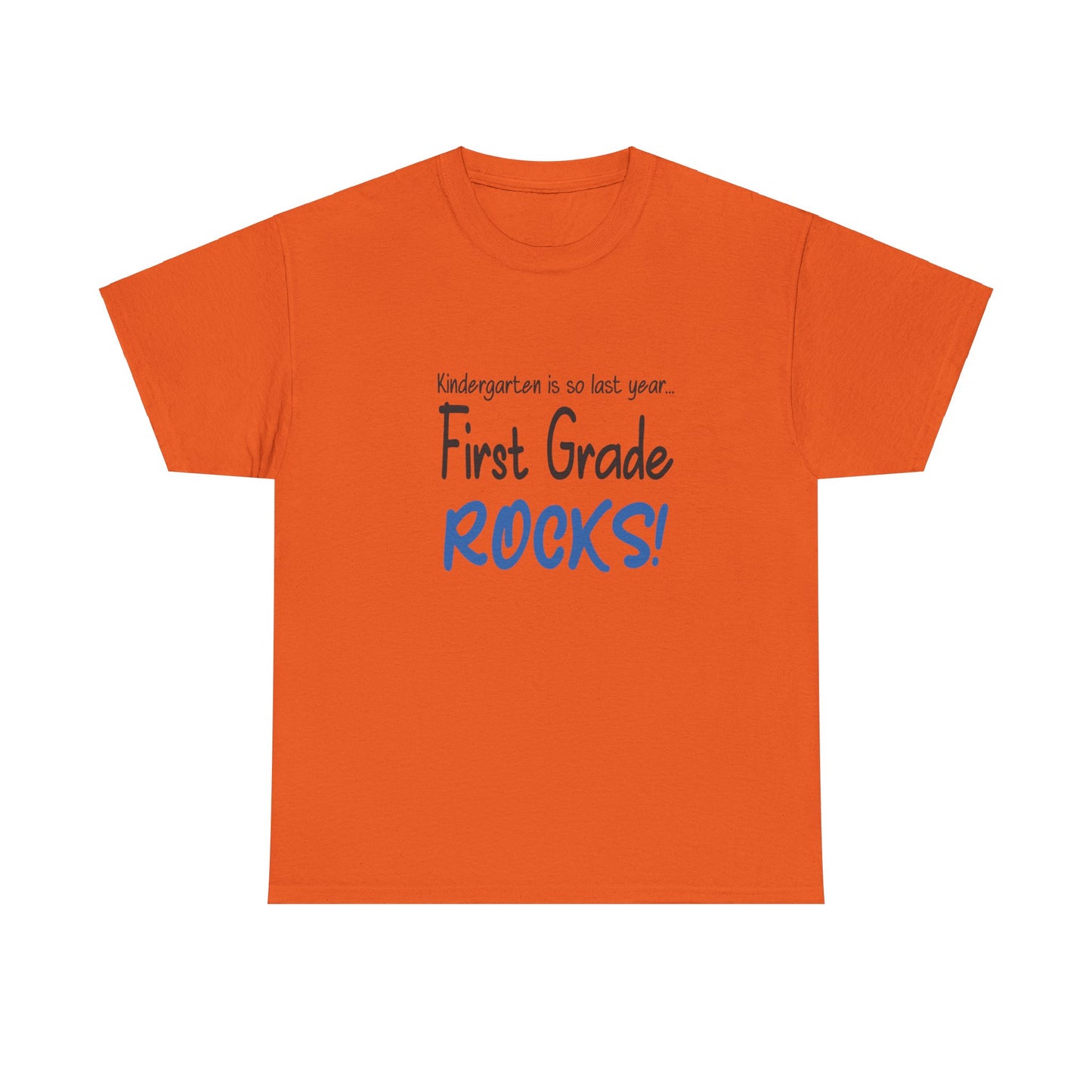 First Grade Rocks Cotton Tee