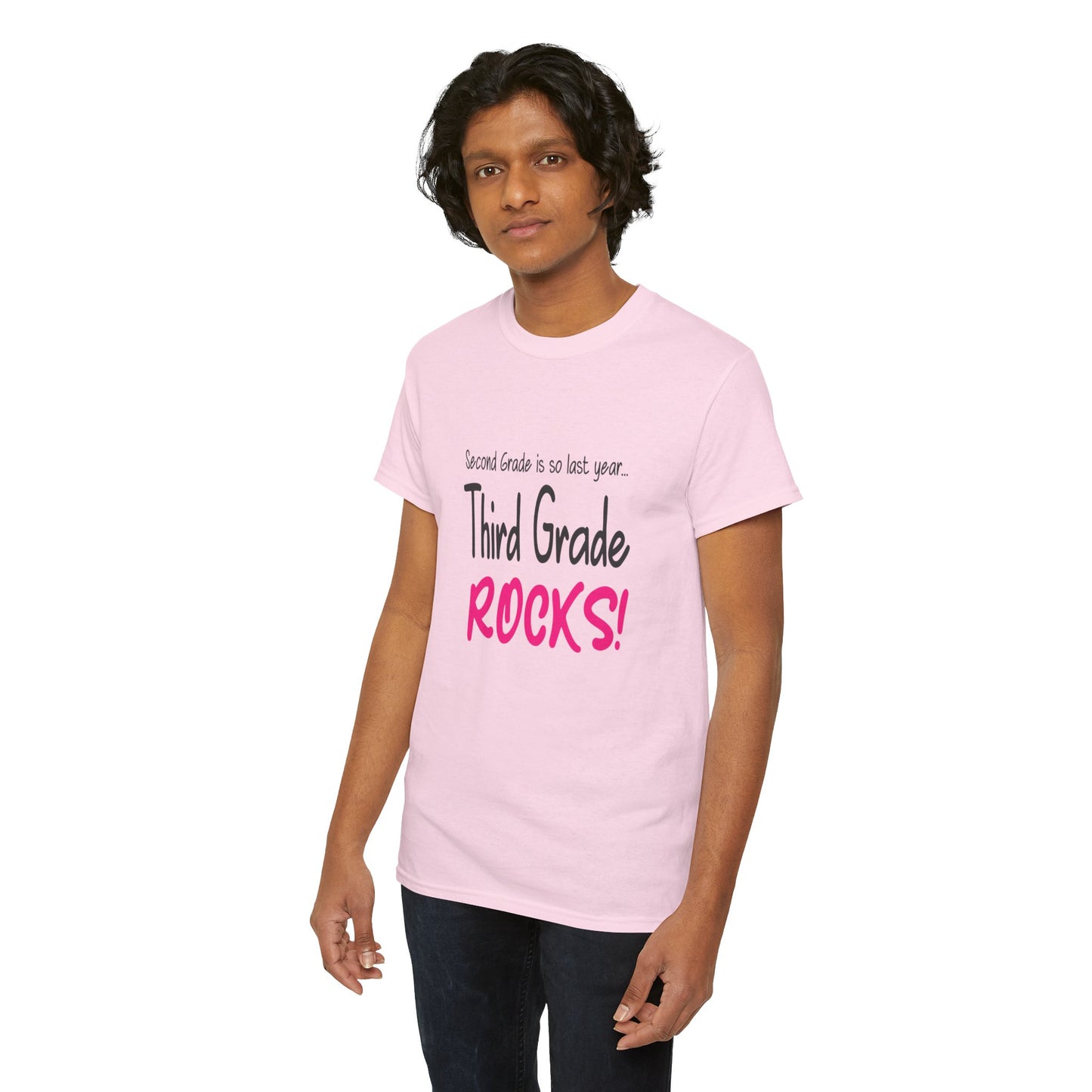 Third Grade Rocks Cotton Tee