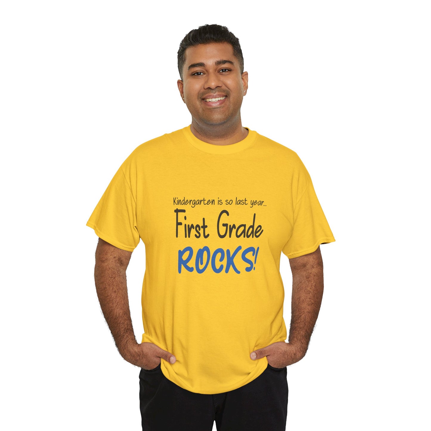 First Grade Rocks Cotton Tee