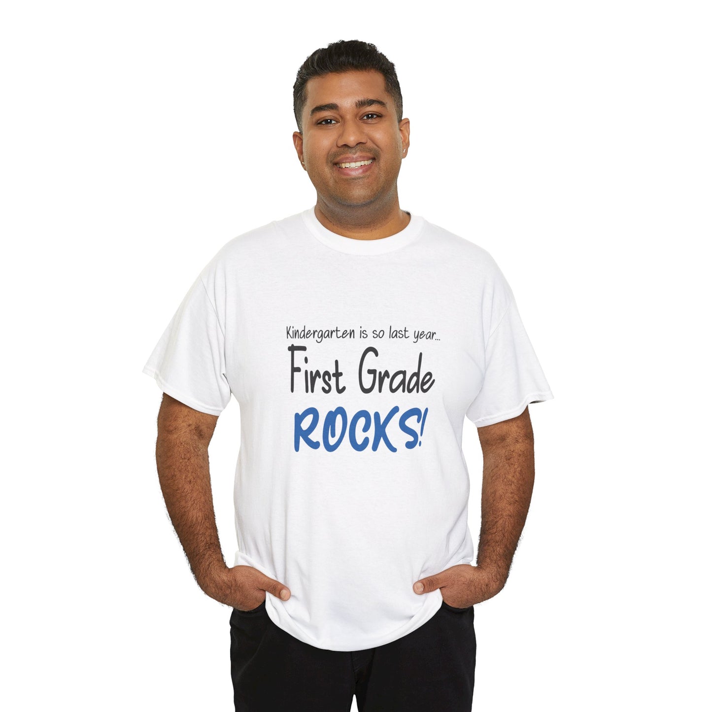 First Grade Rocks Cotton Tee