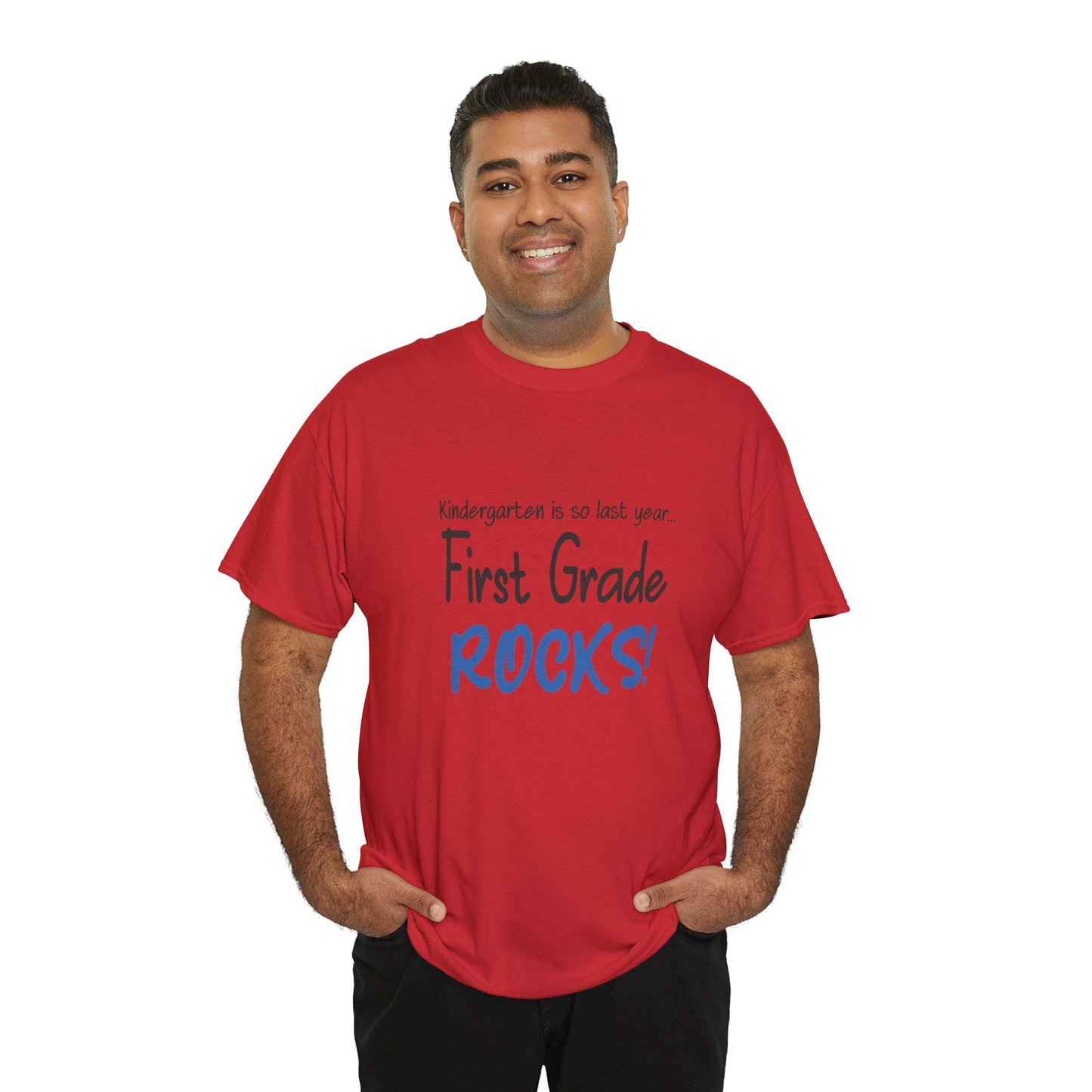 First Grade Rocks Cotton Tee