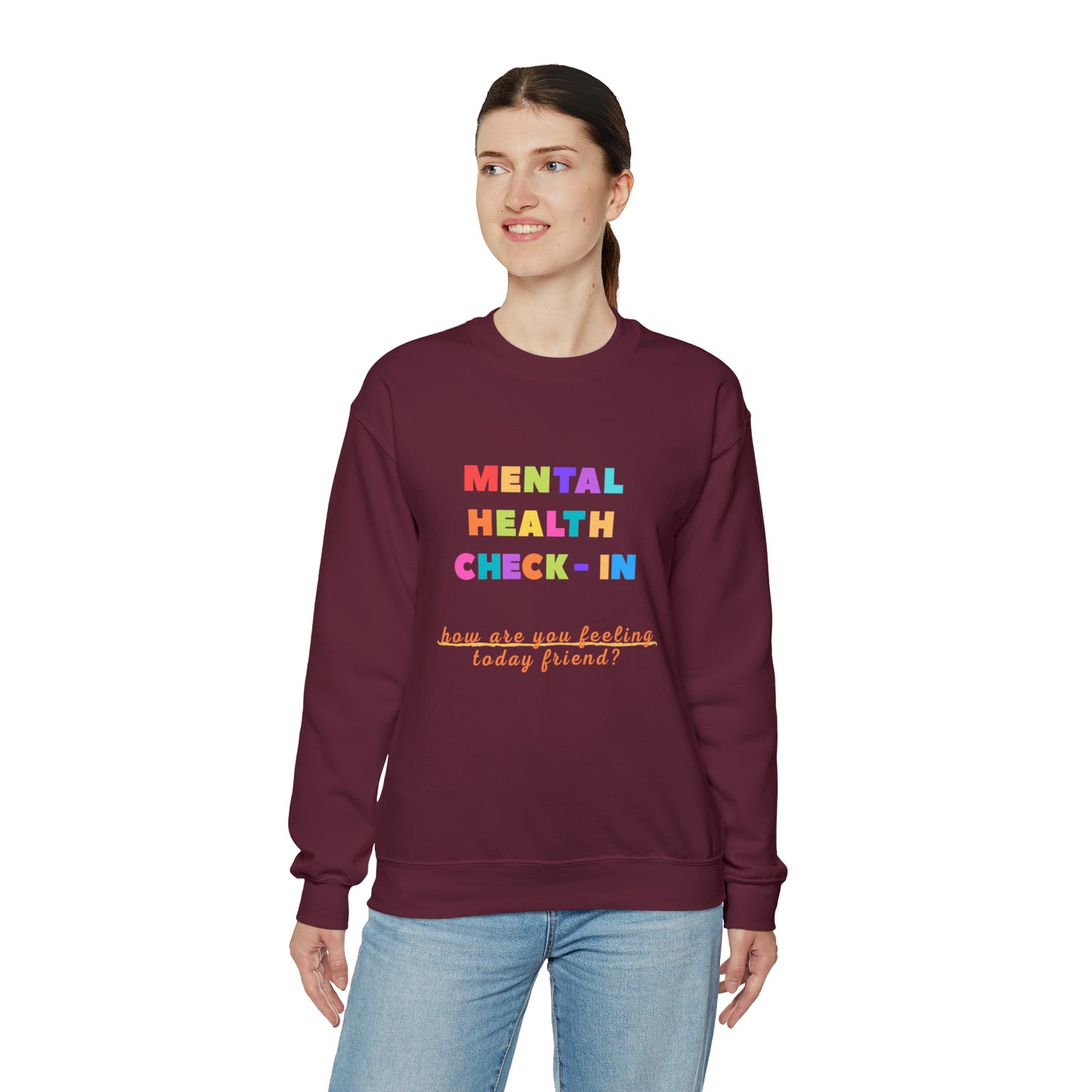 Mental Health Check In Sweater