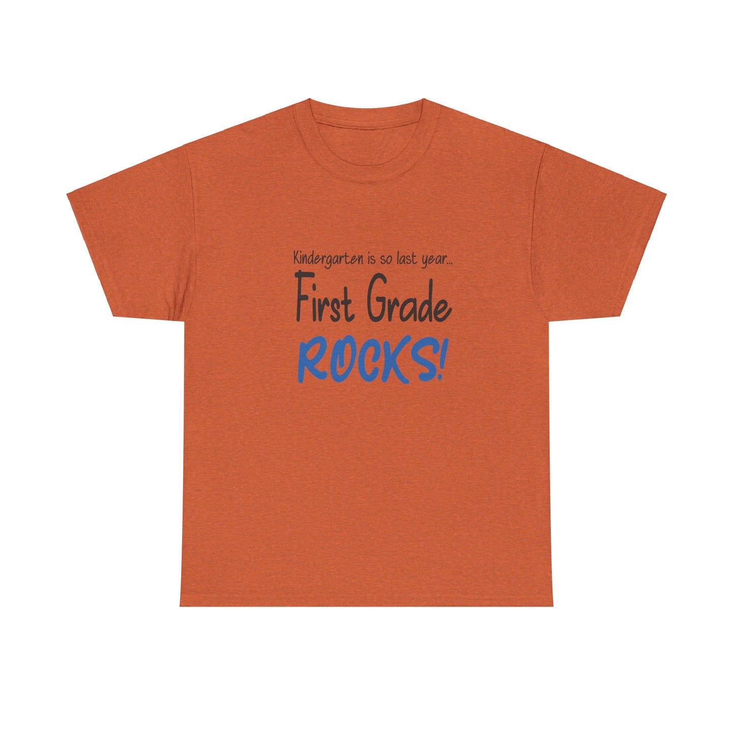 First Grade Rocks Cotton Tee