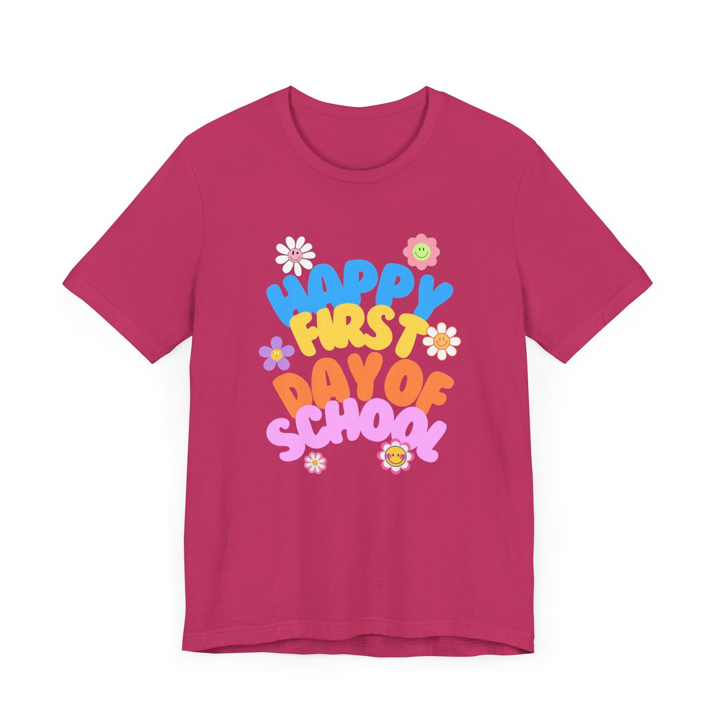 Happy First Day of School Jersey Tee