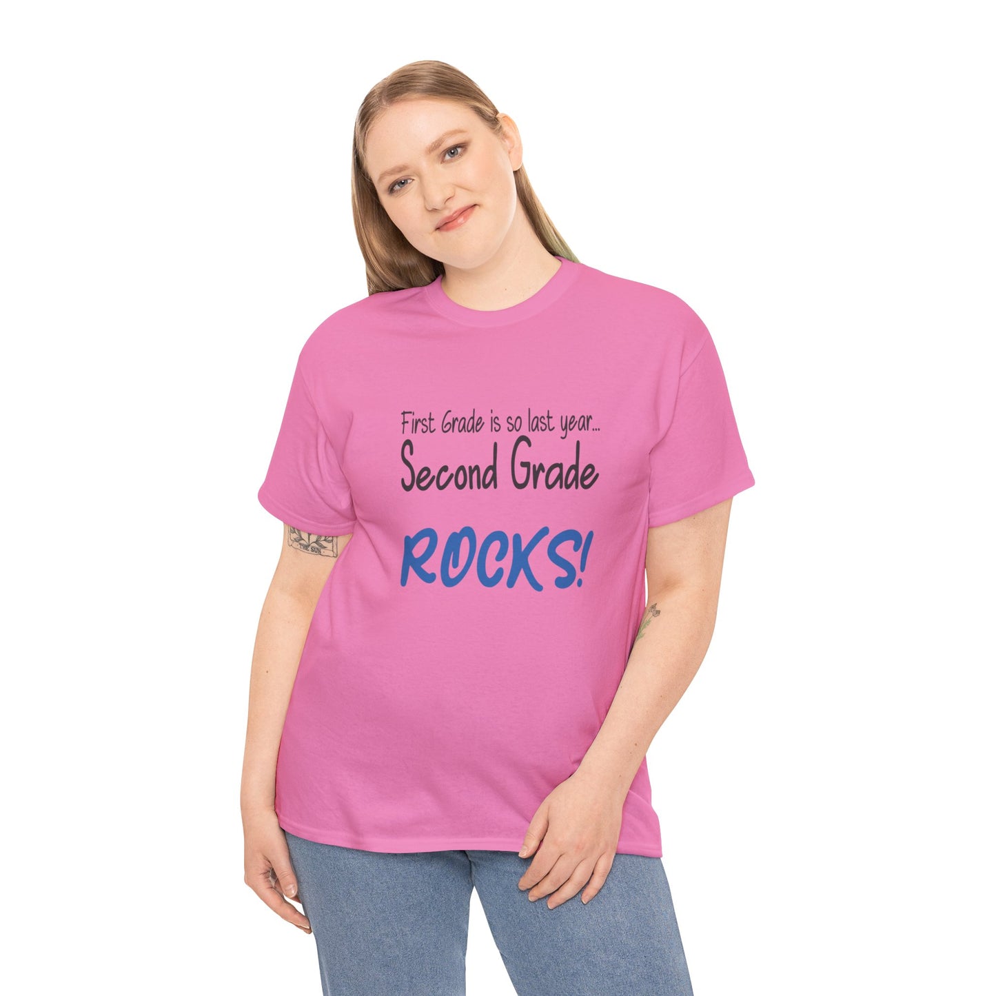 Second Grade Rocks Cotton Tee