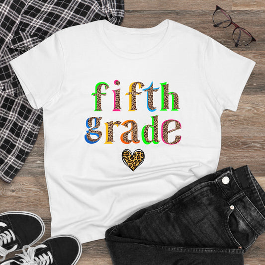 Fifth Grade Cheetah Tee