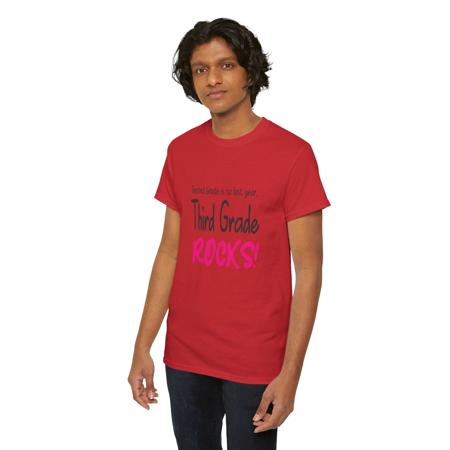 Third Grade Rocks Cotton Tee