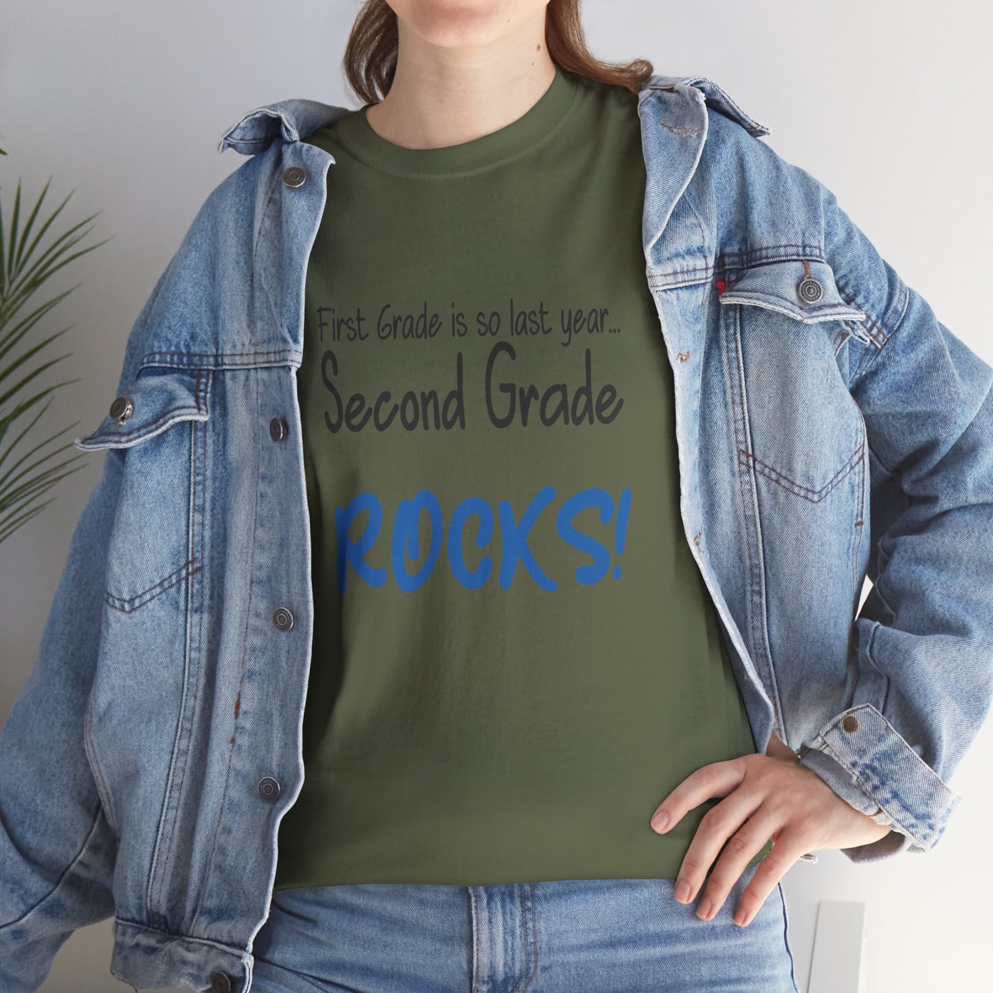 Second Grade Rocks Cotton Tee