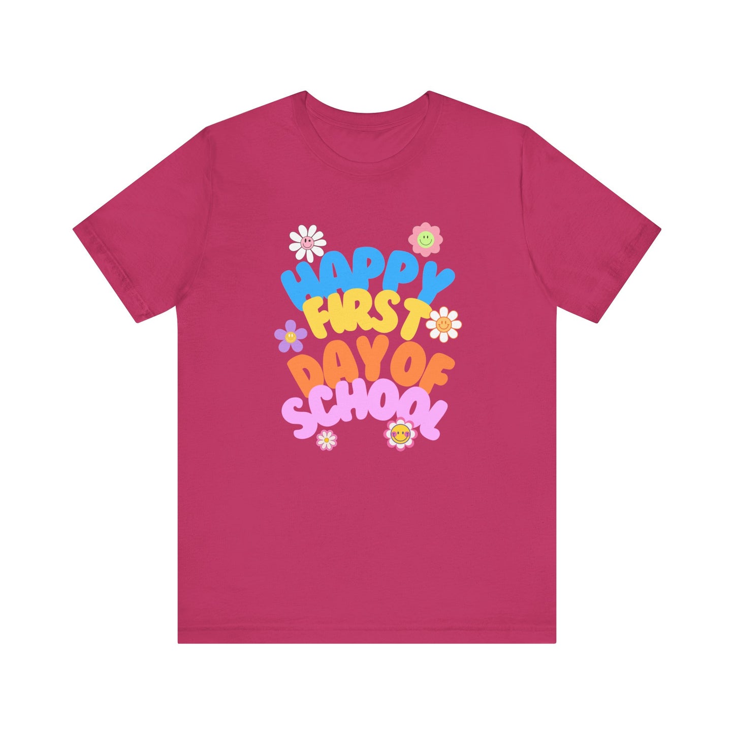 Happy First Day of School Jersey Tee