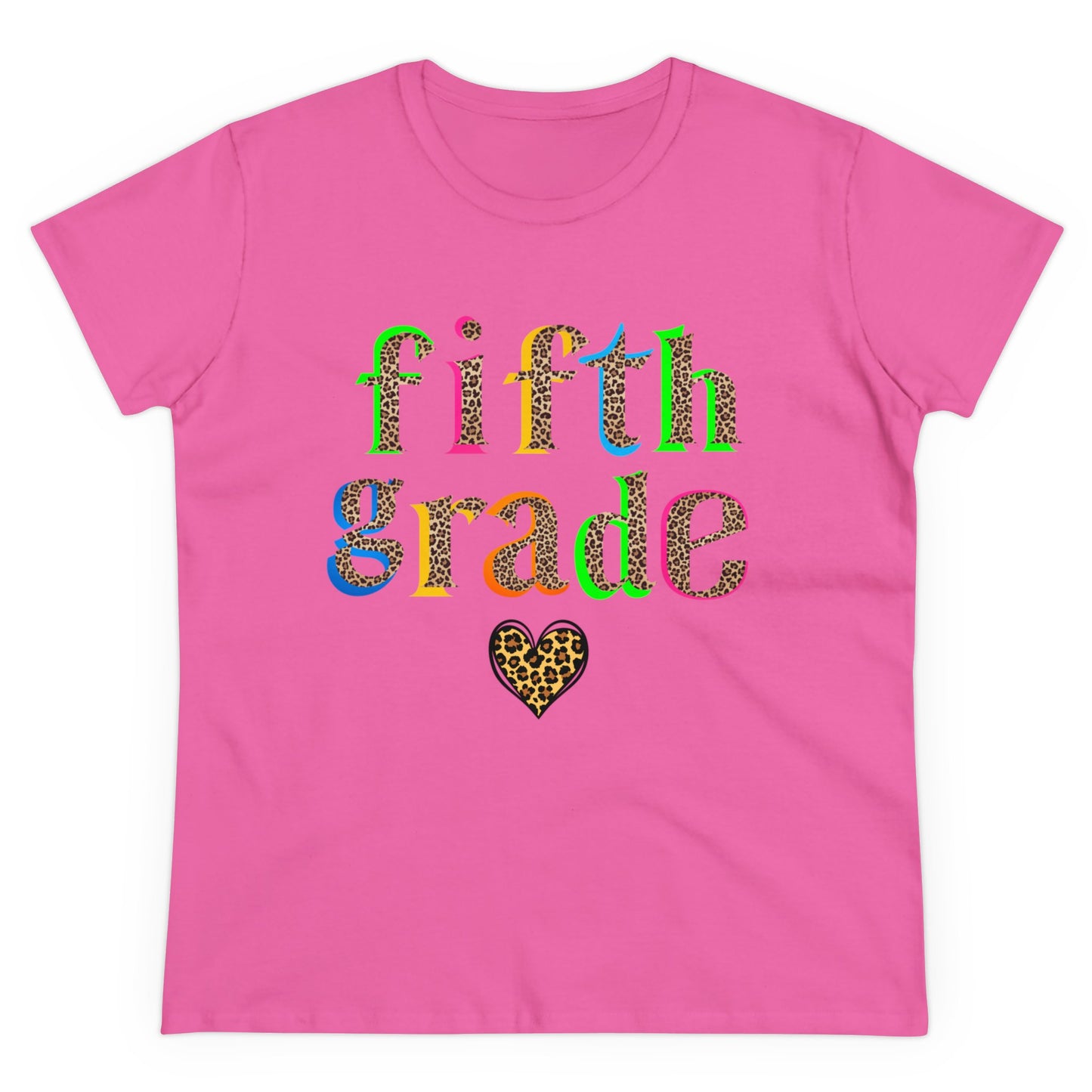 Fifth Grade Cheetah Tee