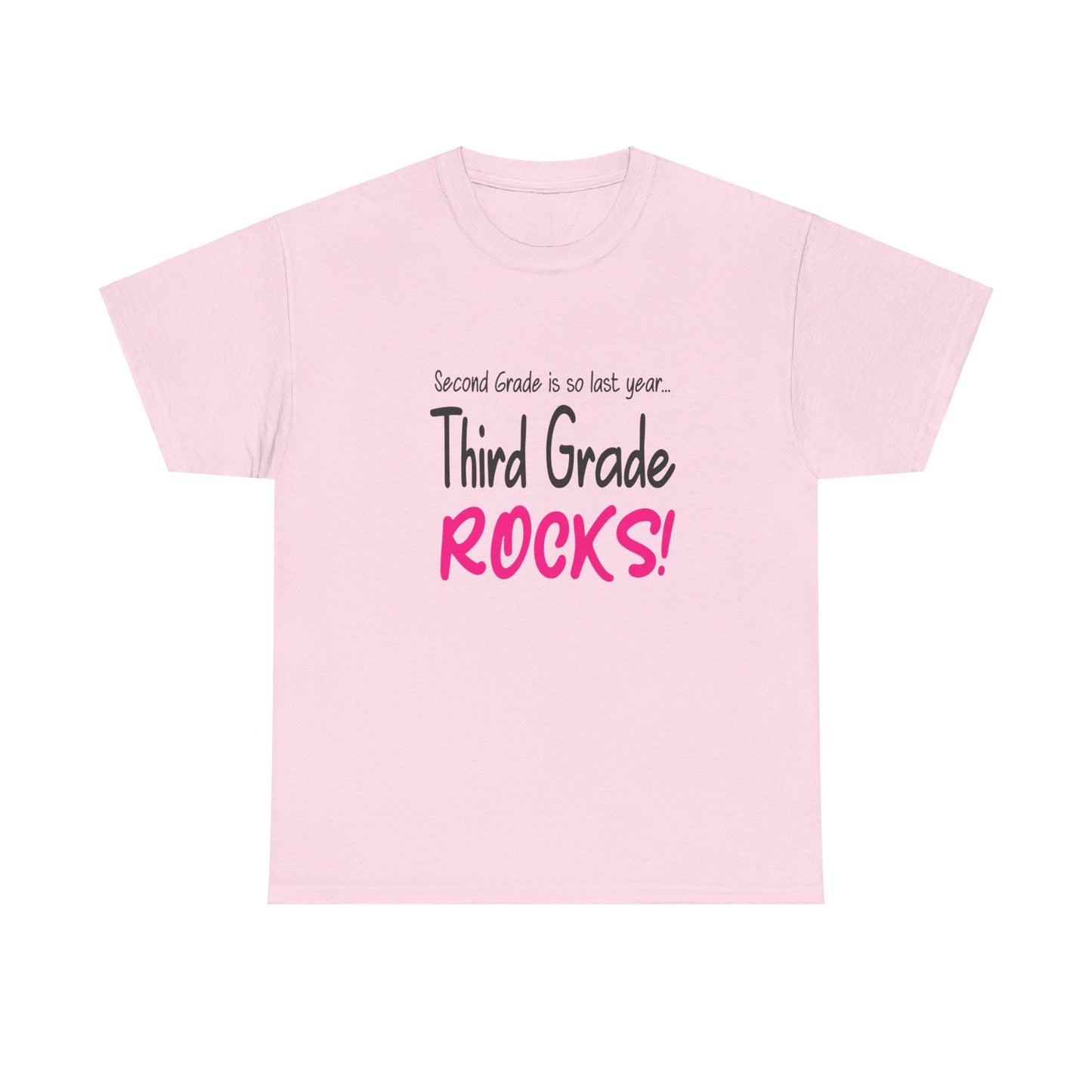 Third Grade Rocks Cotton Tee