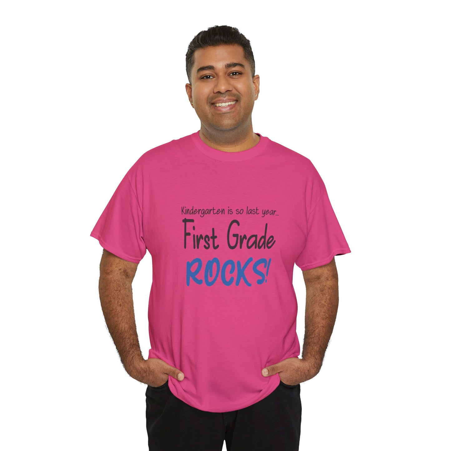 First Grade Rocks Cotton Tee