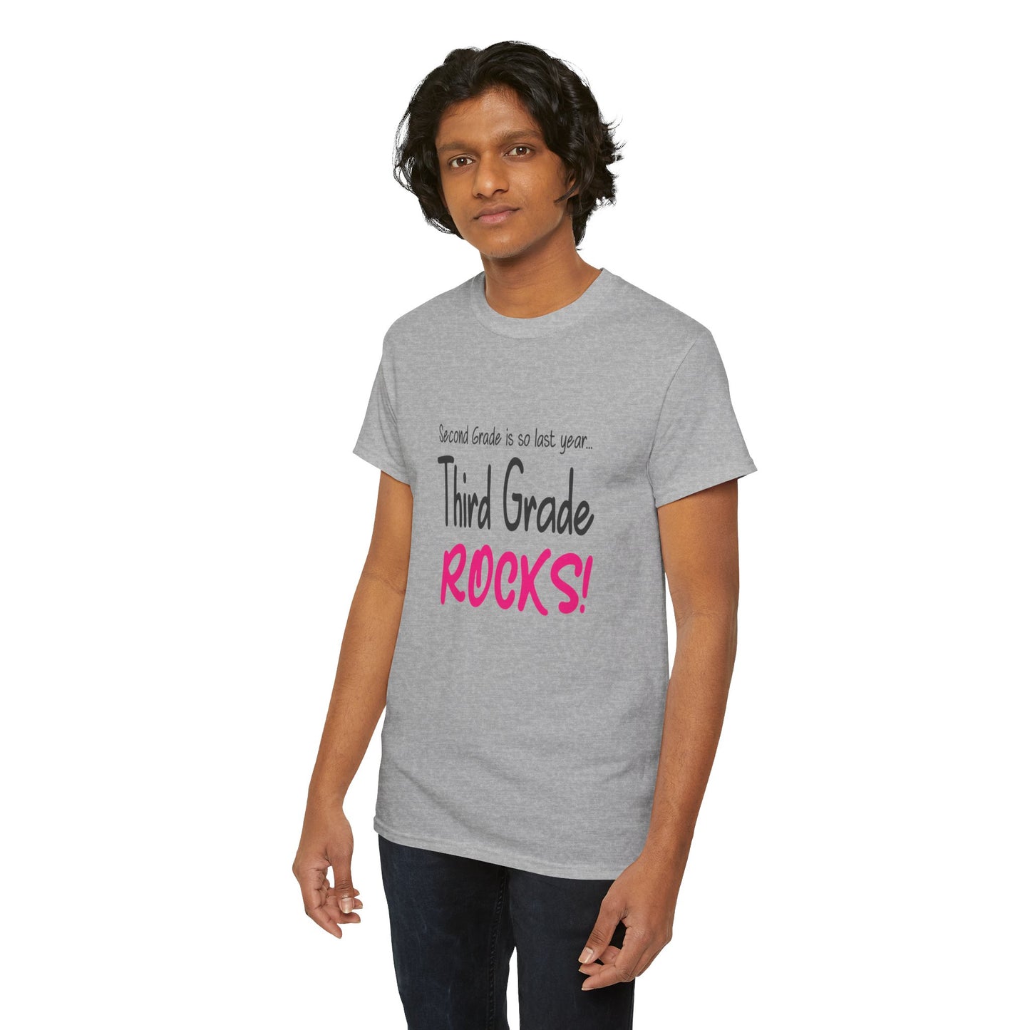 Third Grade Rocks Cotton Tee