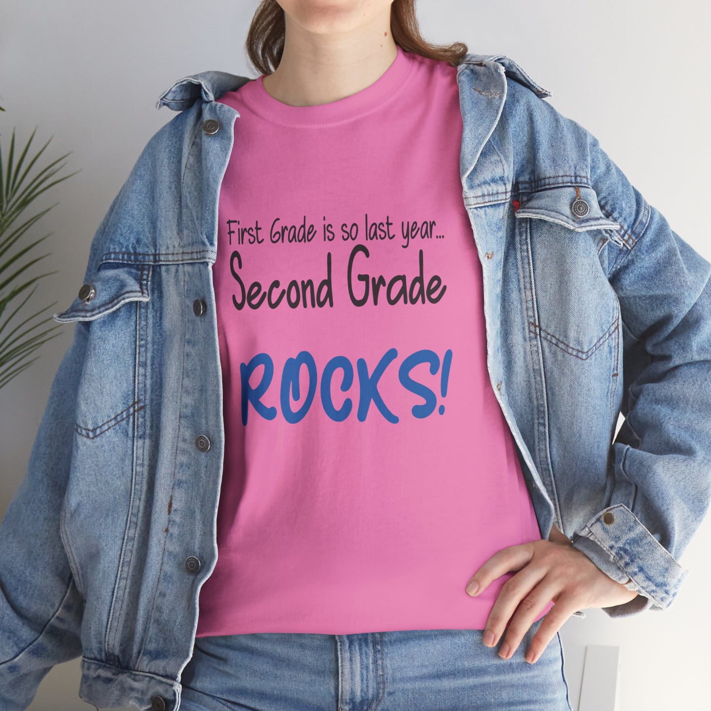 Second Grade Rocks Cotton Tee