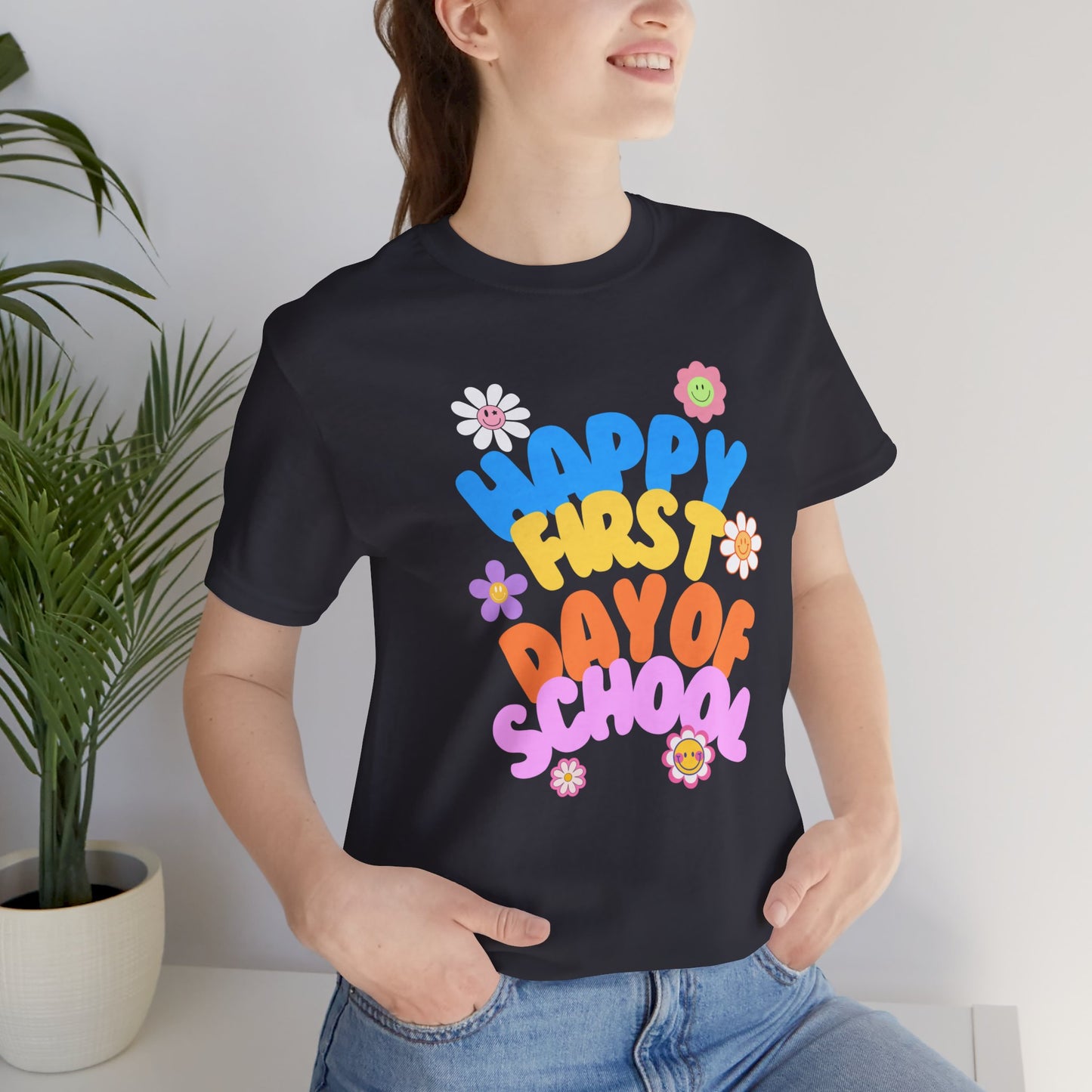 Happy First Day of School Jersey Tee