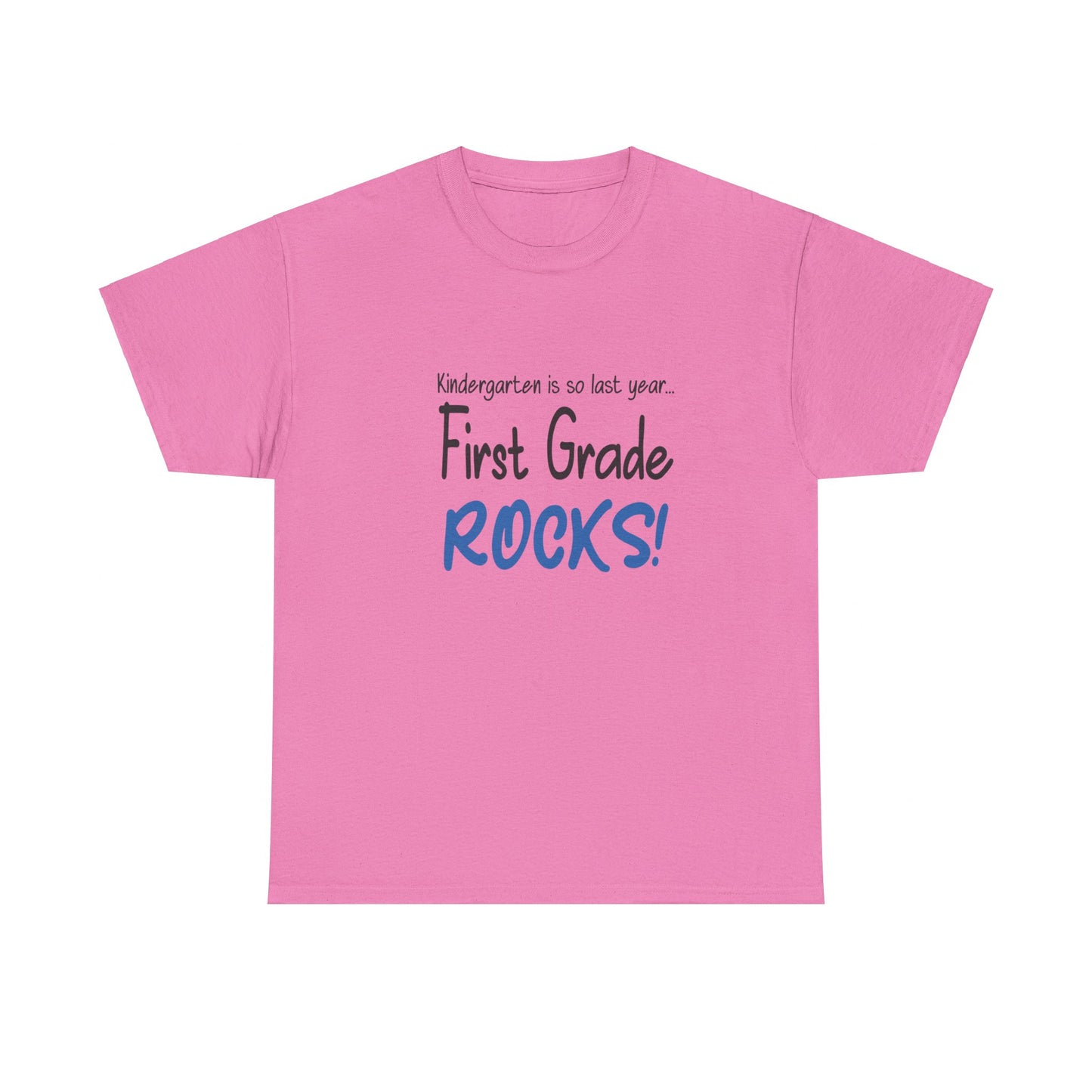 First Grade Rocks Cotton Tee