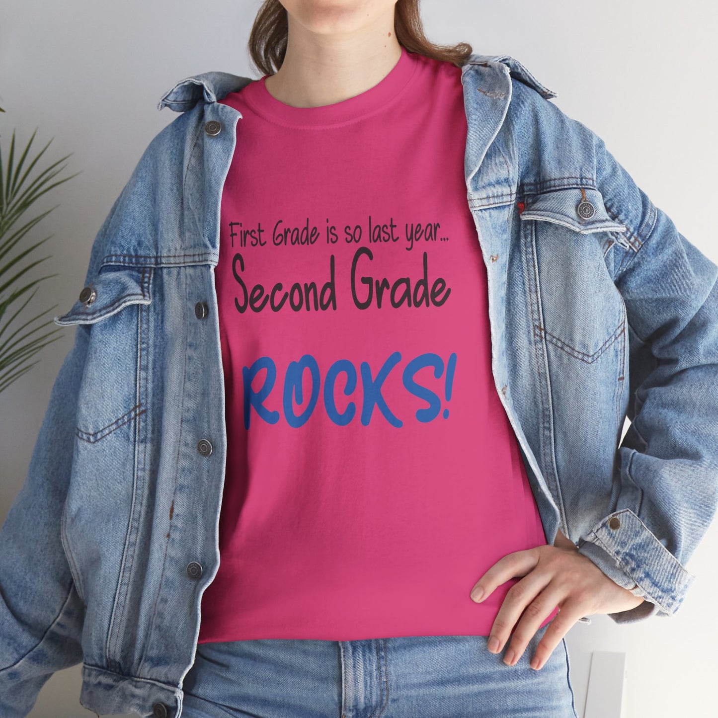 Second Grade Rocks Cotton Tee