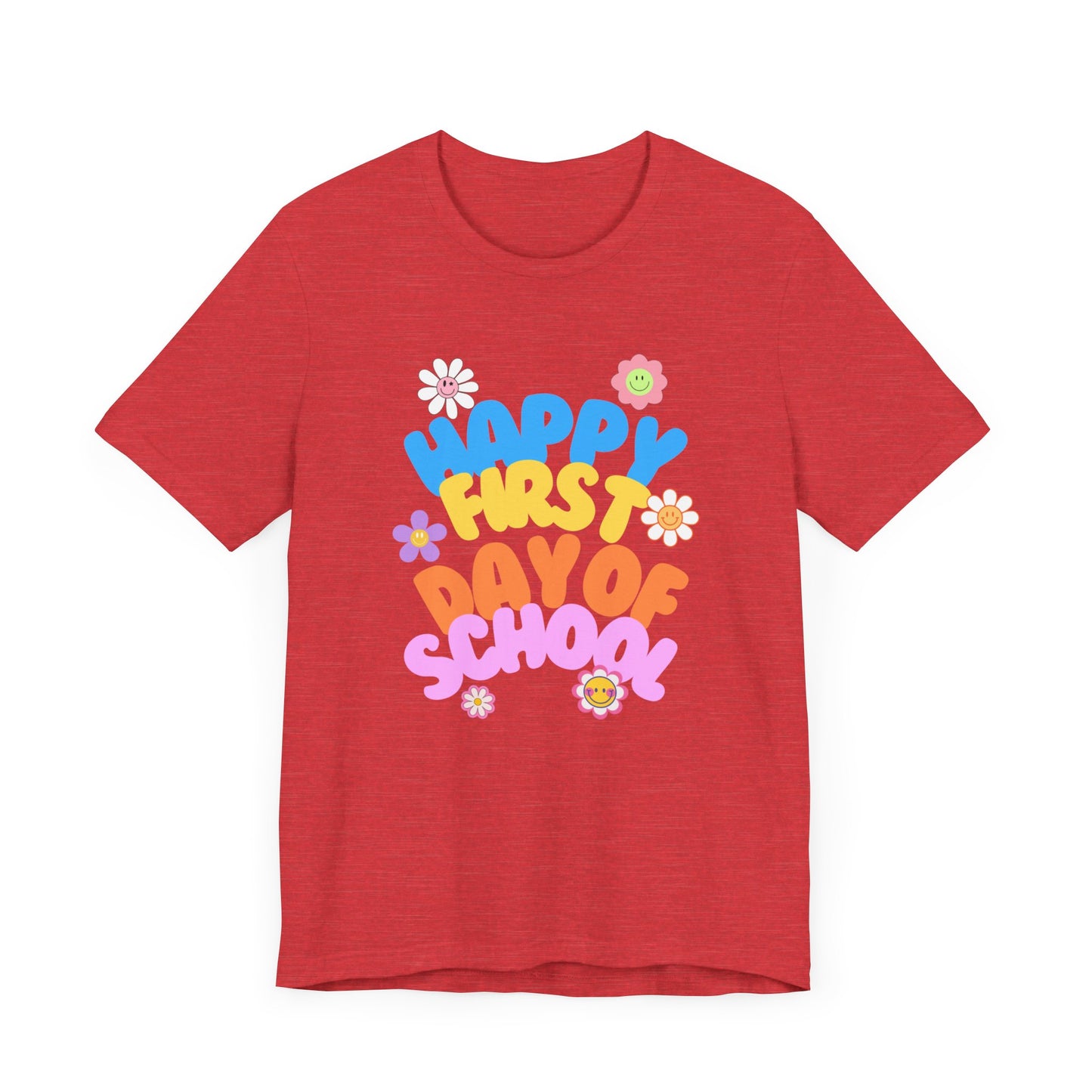 Happy First Day of School Jersey Tee