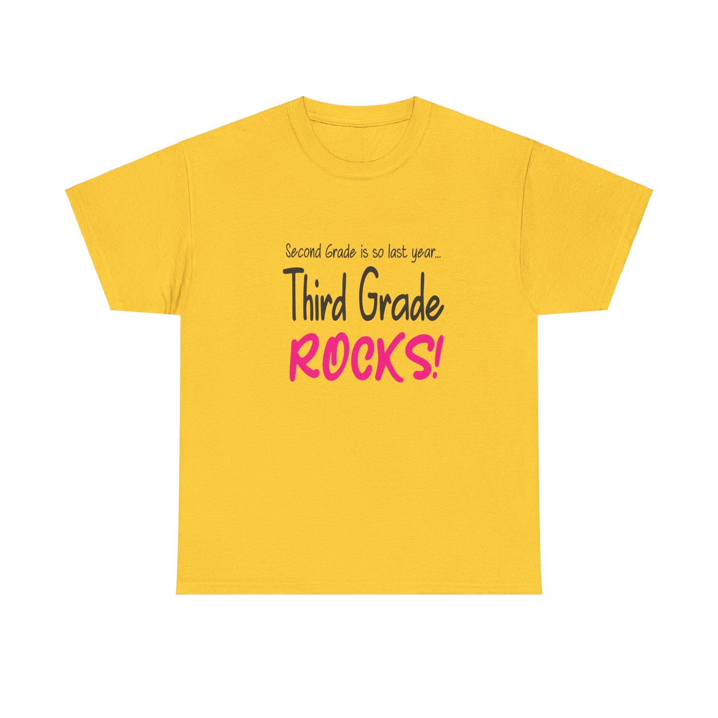 Third Grade Rocks Cotton Tee