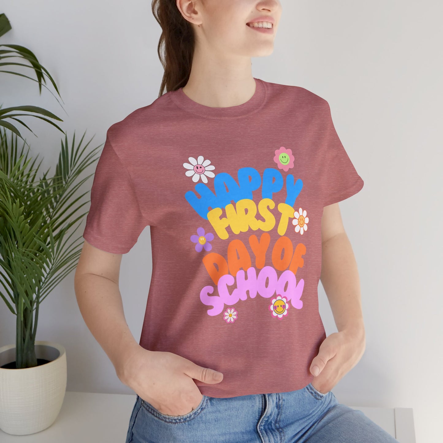 Happy First Day of School Jersey Tee