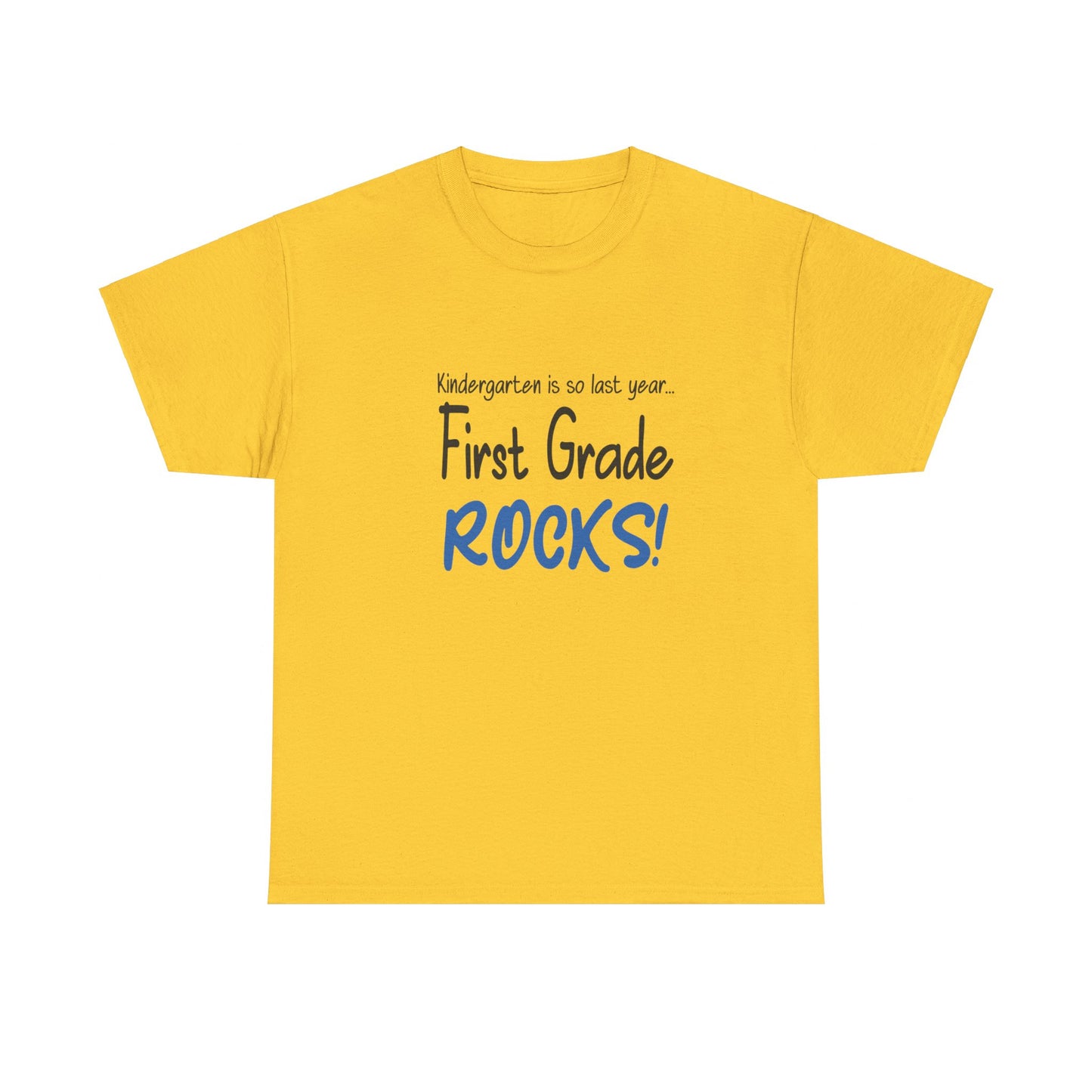 First Grade Rocks Cotton Tee