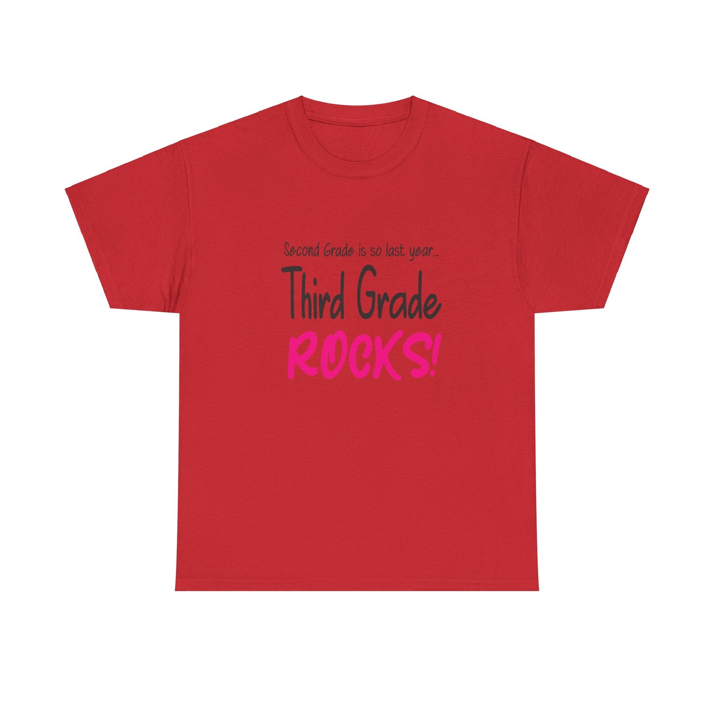 Third Grade Rocks Cotton Tee