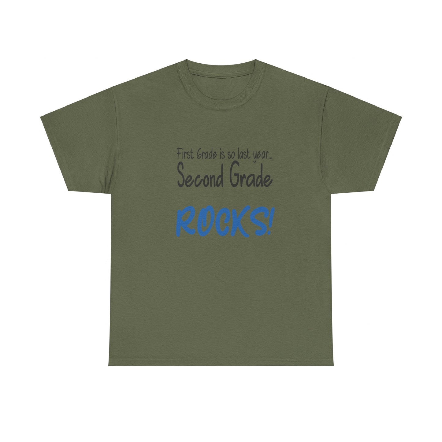 Second Grade Rocks Cotton Tee