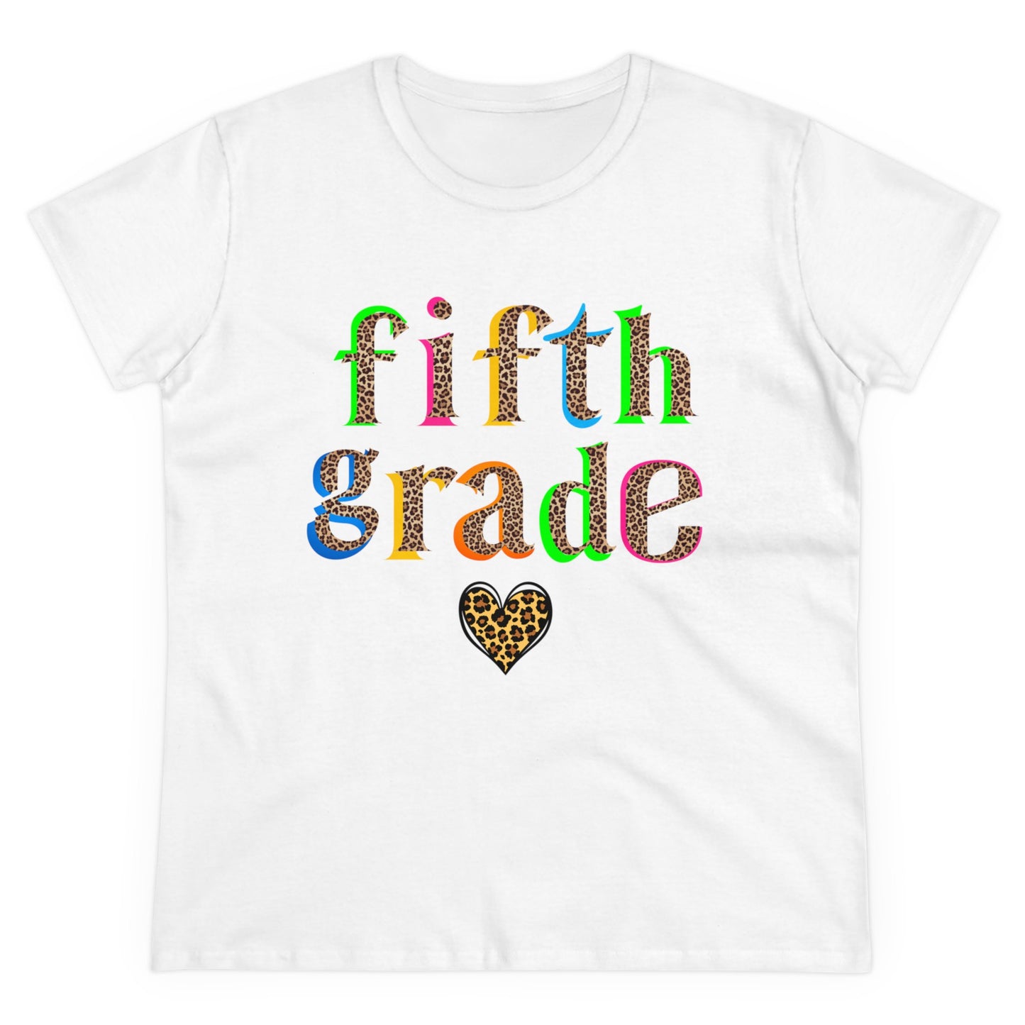 Fifth Grade Cheetah Tee