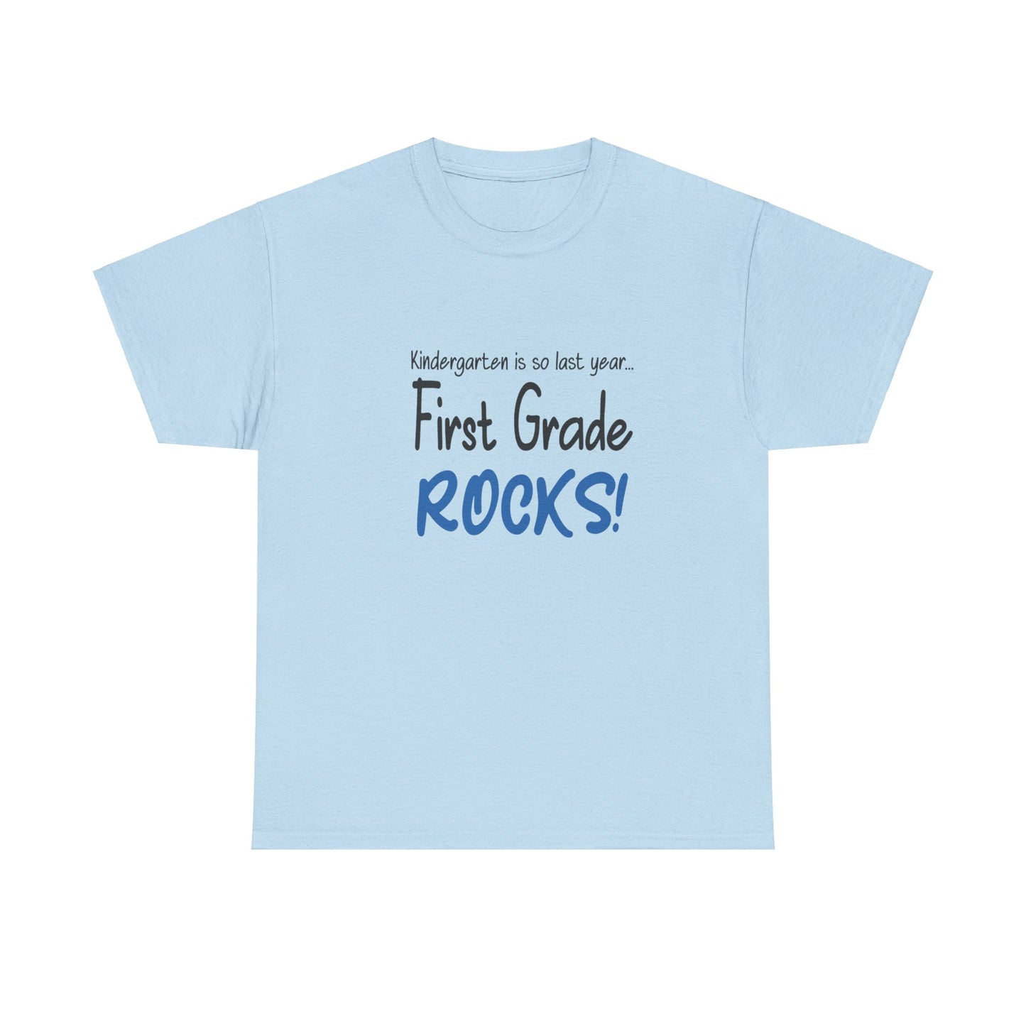 First Grade Rocks Cotton Tee