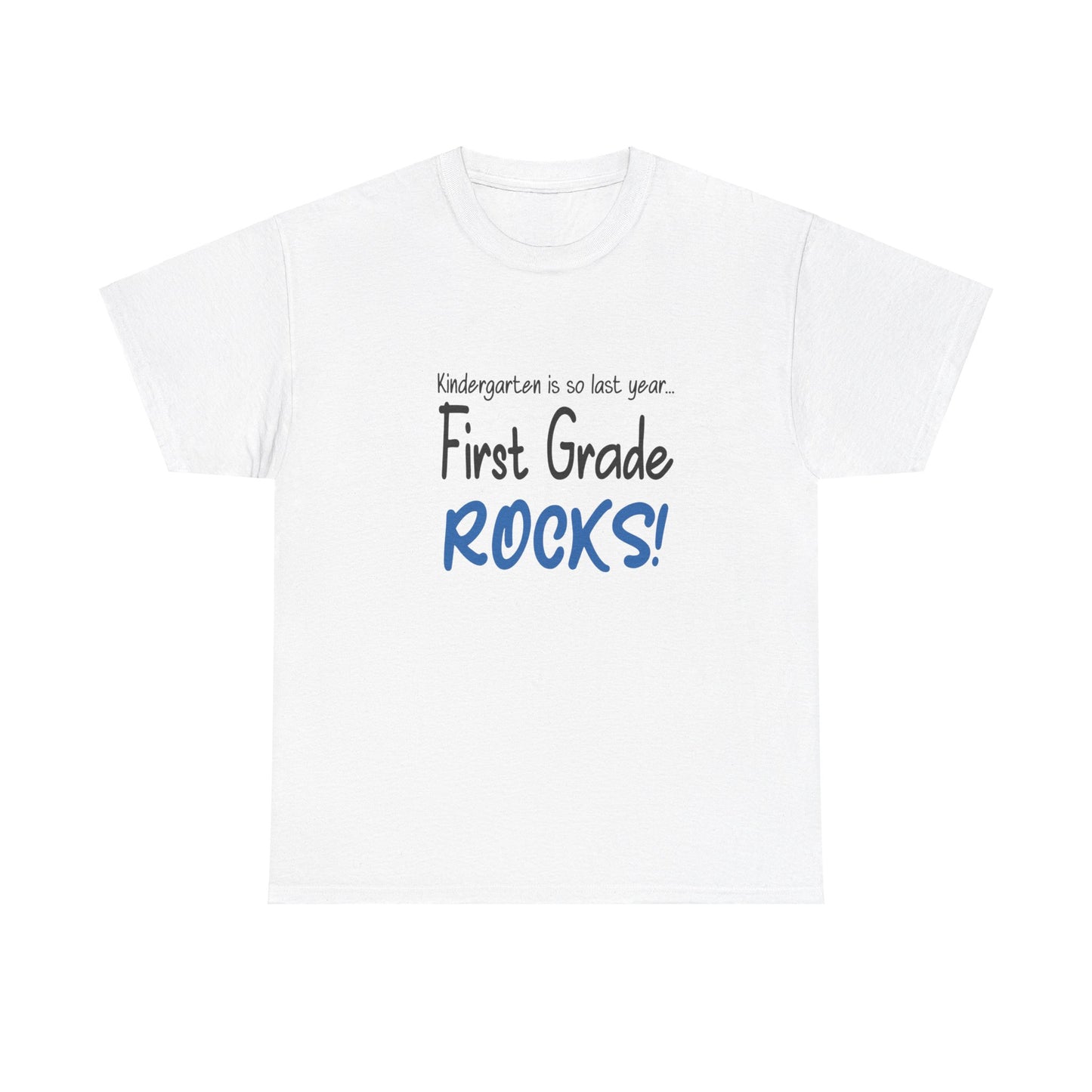 First Grade Rocks Cotton Tee