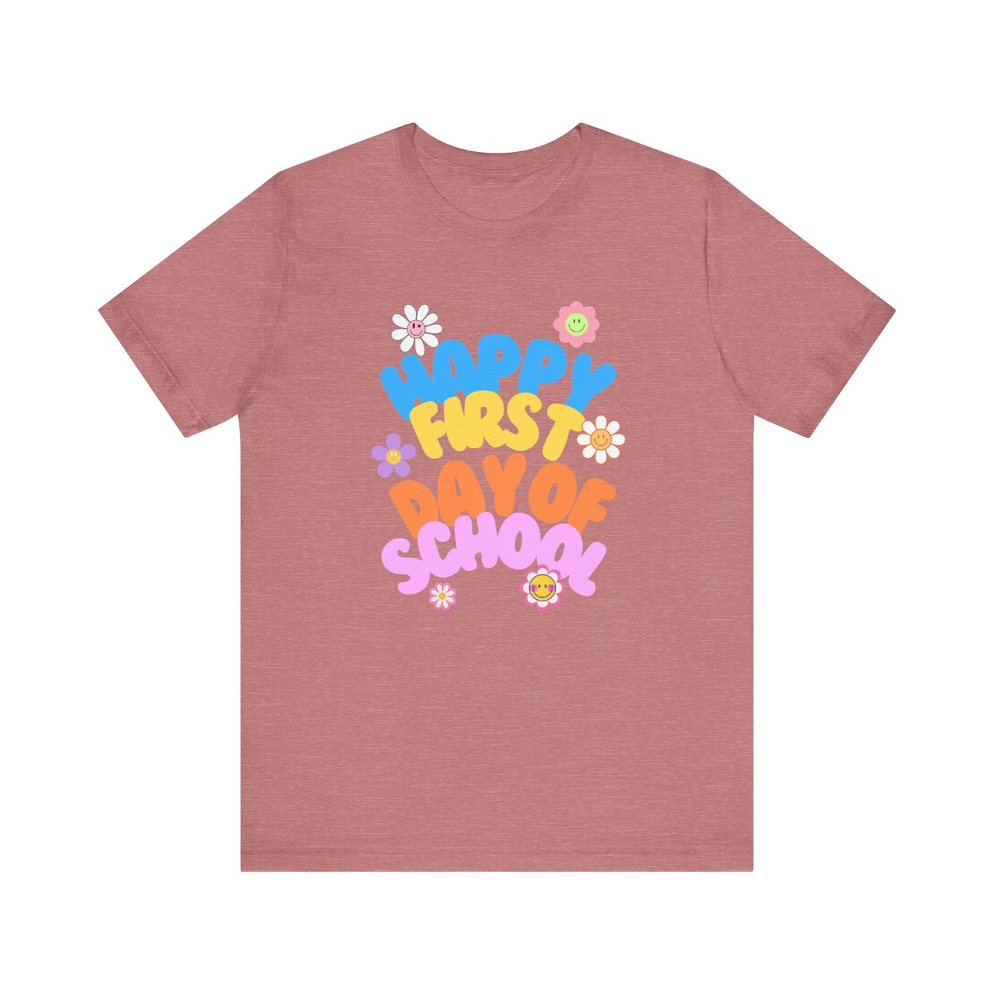 Happy First Day of School Jersey Tee