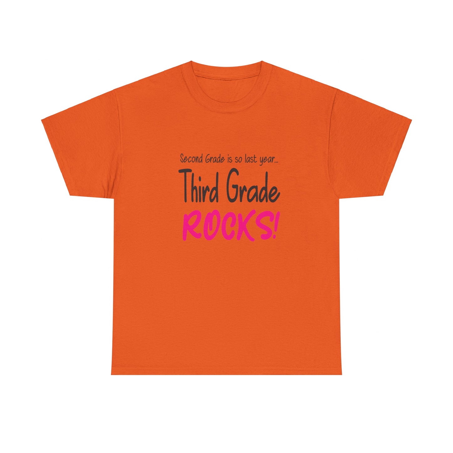 Third Grade Rocks Cotton Tee