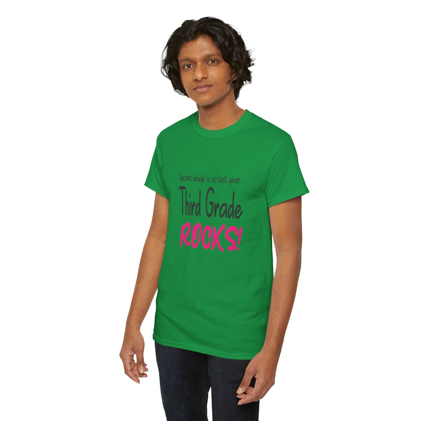 Third Grade Rocks Cotton Tee