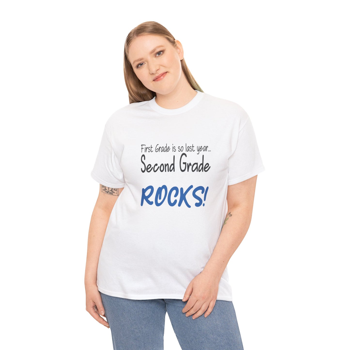 Second Grade Rocks Cotton Tee