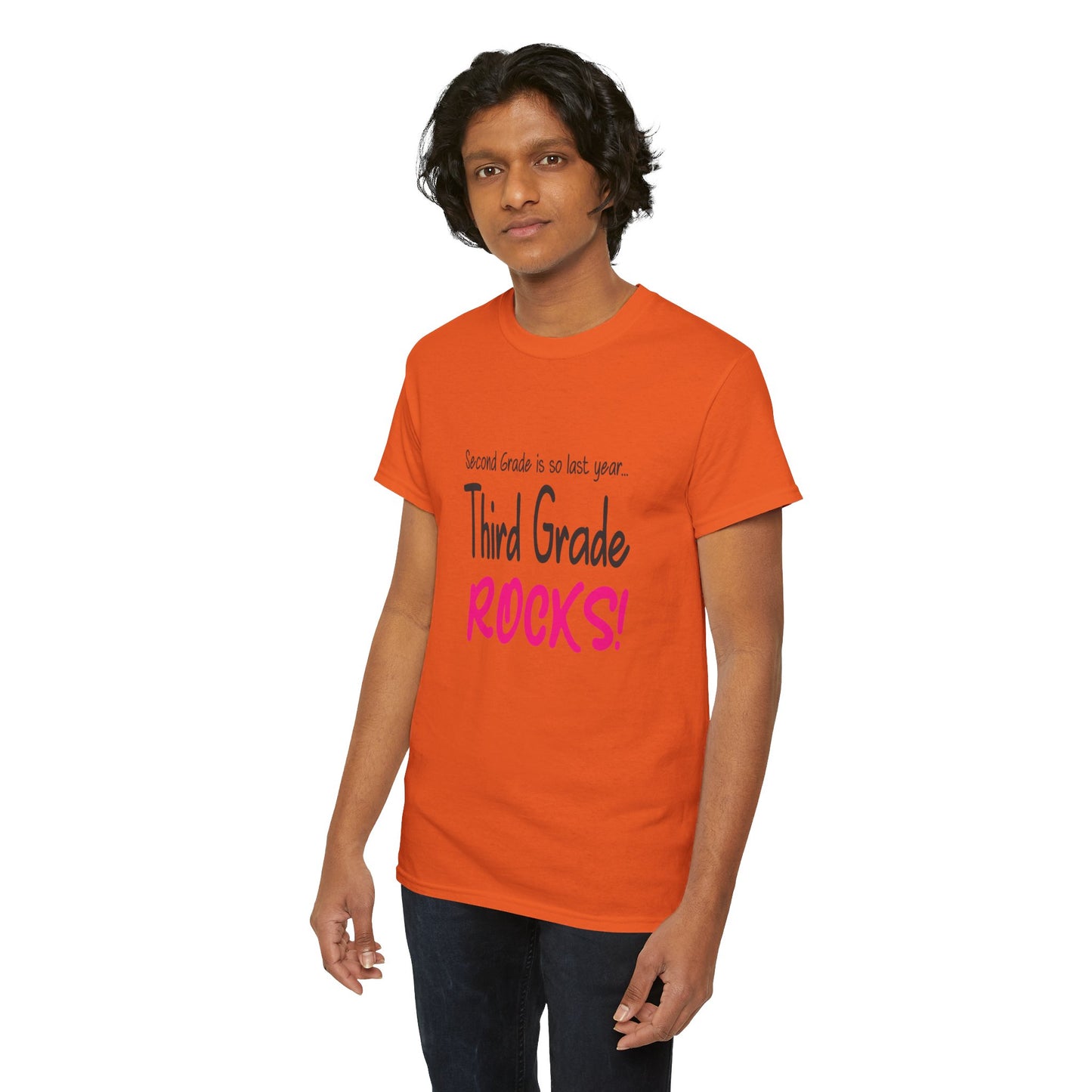 Third Grade Rocks Cotton Tee