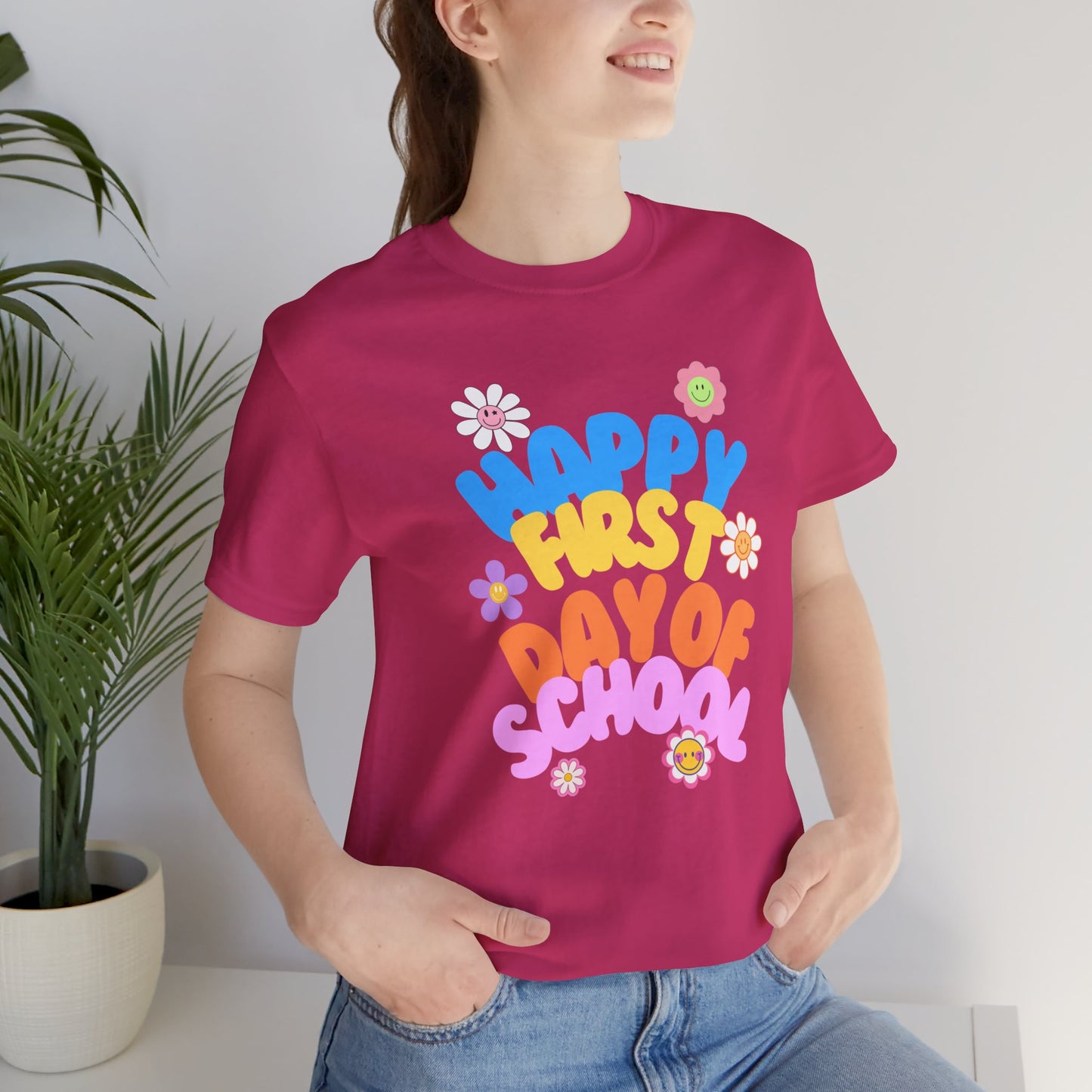 Happy First Day of School Jersey Tee