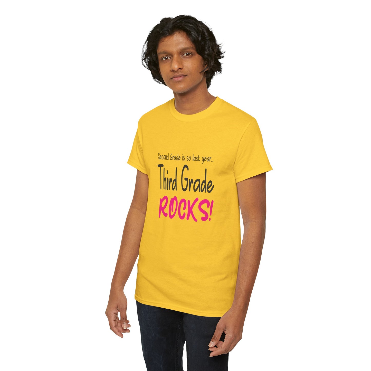 Third Grade Rocks Cotton Tee