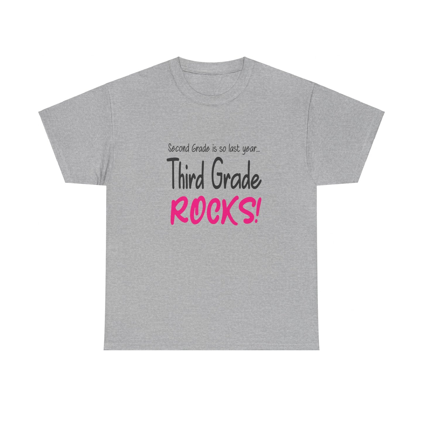 Third Grade Rocks Cotton Tee