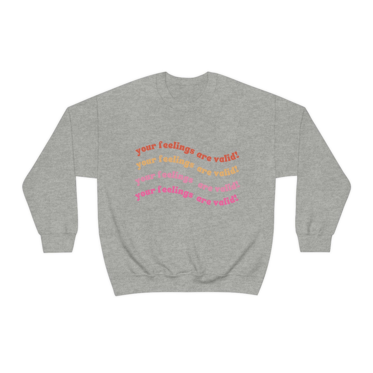 Unisex Heavy Blend™ Positive a affirmation YFAV Crewneck Sweatshirt