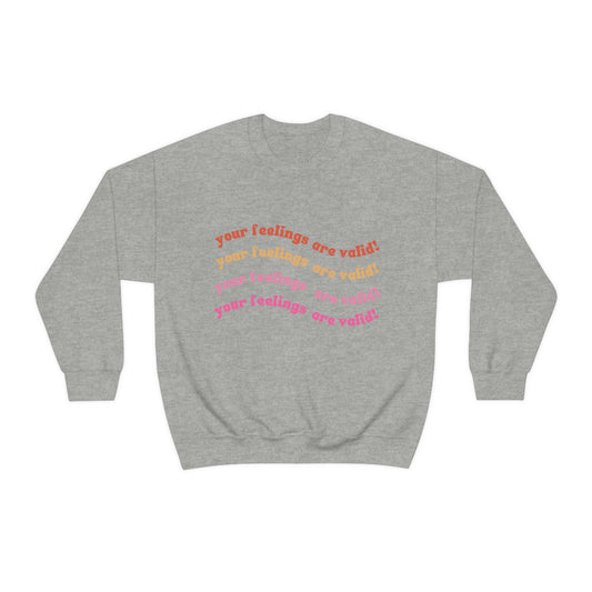 Unisex Heavy Blend™ Positive a affirmation YFAV Crewneck Sweatshirt