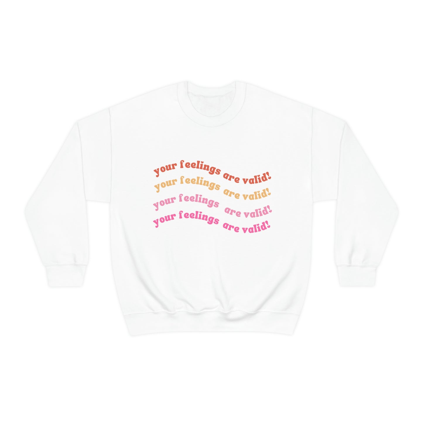 Unisex Heavy Blend™ Positive a affirmation YFAV Crewneck Sweatshirt